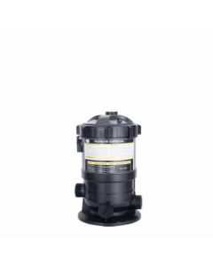 Filtro cartucho para piscina en termoplástico ABS. PANDA. Manómetro y válvula de presión. (25 a 70 gpm)